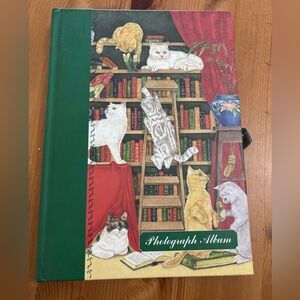 😽😽 VTG 1996 Cat-Themed Photograph Album from Bath, England